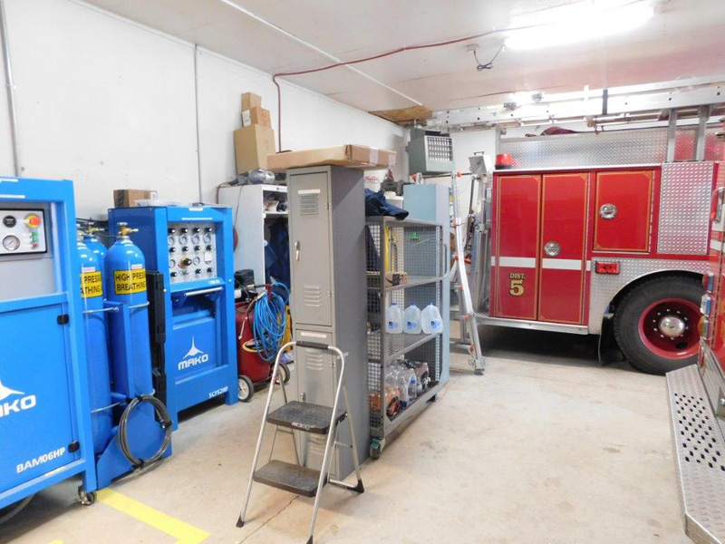 Emergency Equipment Storage Space